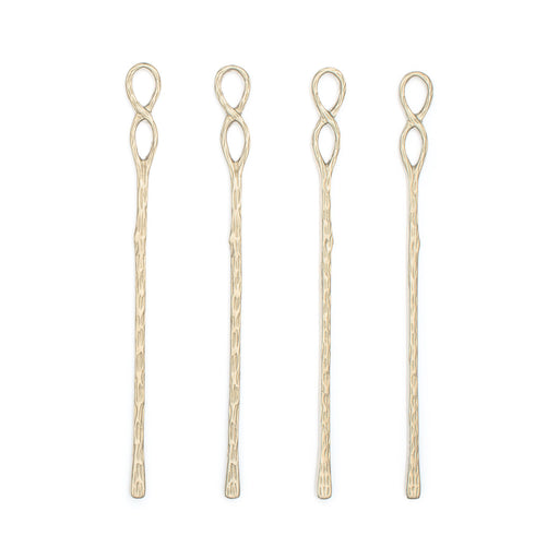 Artisan 85 - Infinity Stainless Steel Stir Sticks x4 Home & Kitchen