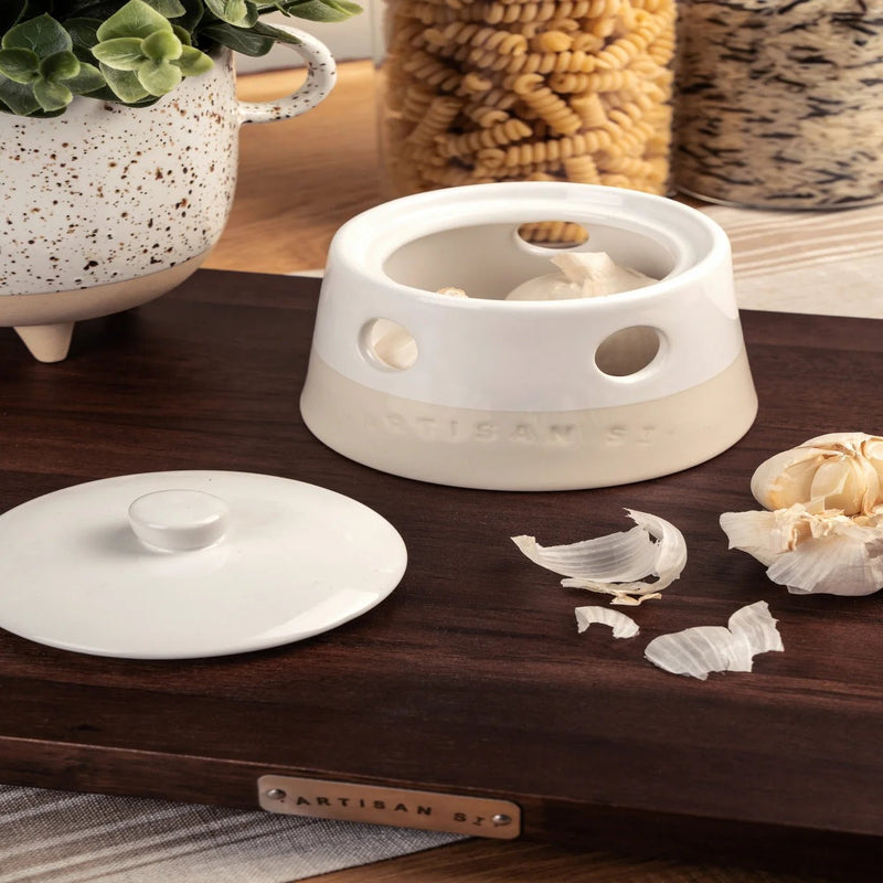 Artisan Street - Artisan Street Garlic Storage Jar Home & Kitchen