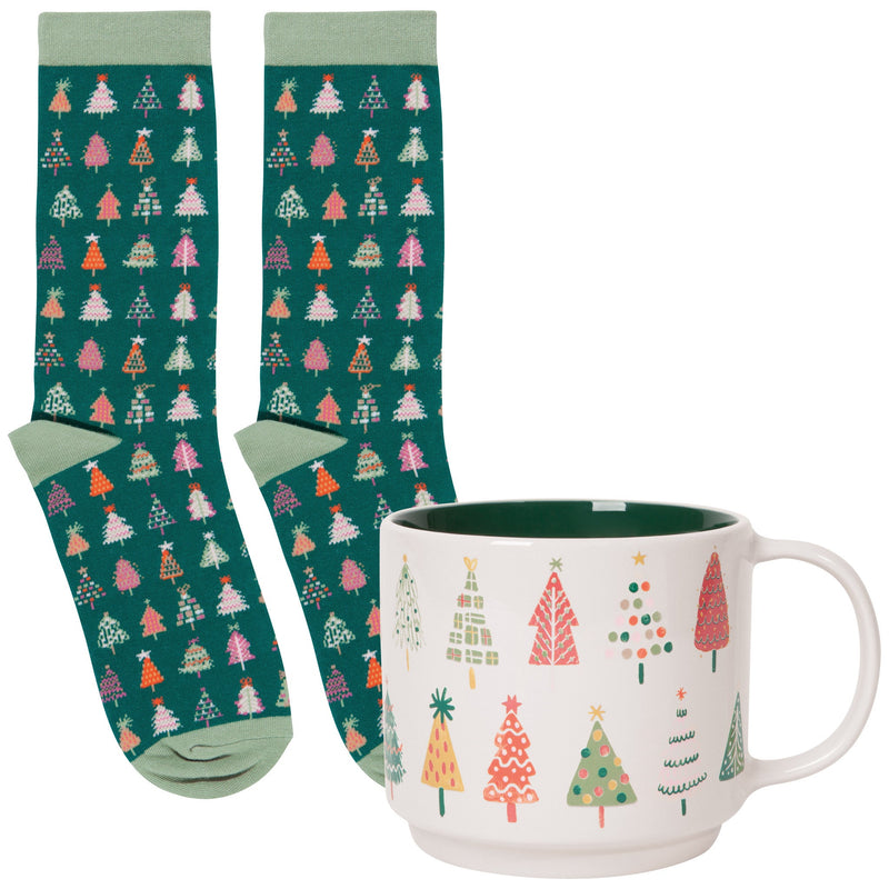 Jubilee - Glitzmas Christmas Mug and Socks Set