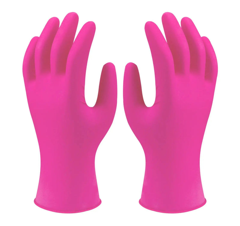 Aurelia - Blush Pink Nitrile Gloves 200 Powderfree Business & Industrial Extra - Small
