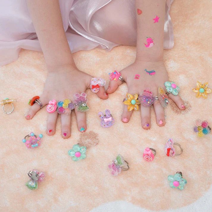 Avenir - FANCY ME SPARKLE RINGS (6PCS) - ASSORTES Arts & Entertainment