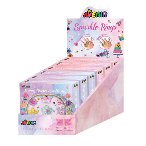Avenir - FANCY ME SPARKLE RINGS (6PCS) - ASSORTES Arts & Entertainment