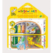 Avenir - PLAY 'N' COLOUR WINDOW ART (8PCS/DISPLAY,2 ASSORTED) Toys & Games