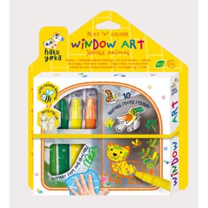 Avenir - PLAY 'N' COLOUR WINDOW ART (8PCS/DISPLAY,2 ASSORTED) Toys & Games