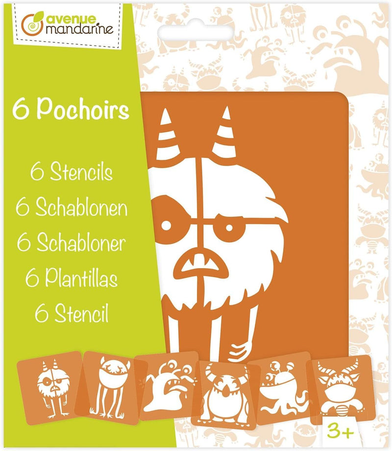 My Mandarine stencils – Monsters