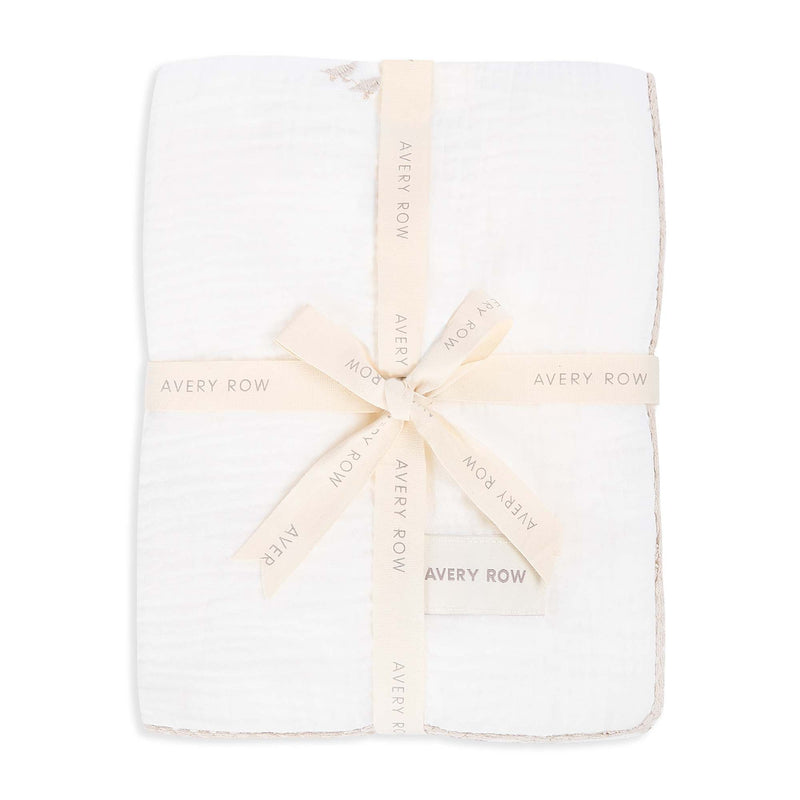 Avery Row - Embroidered Muslin blanket Little Farm Mother & Baby