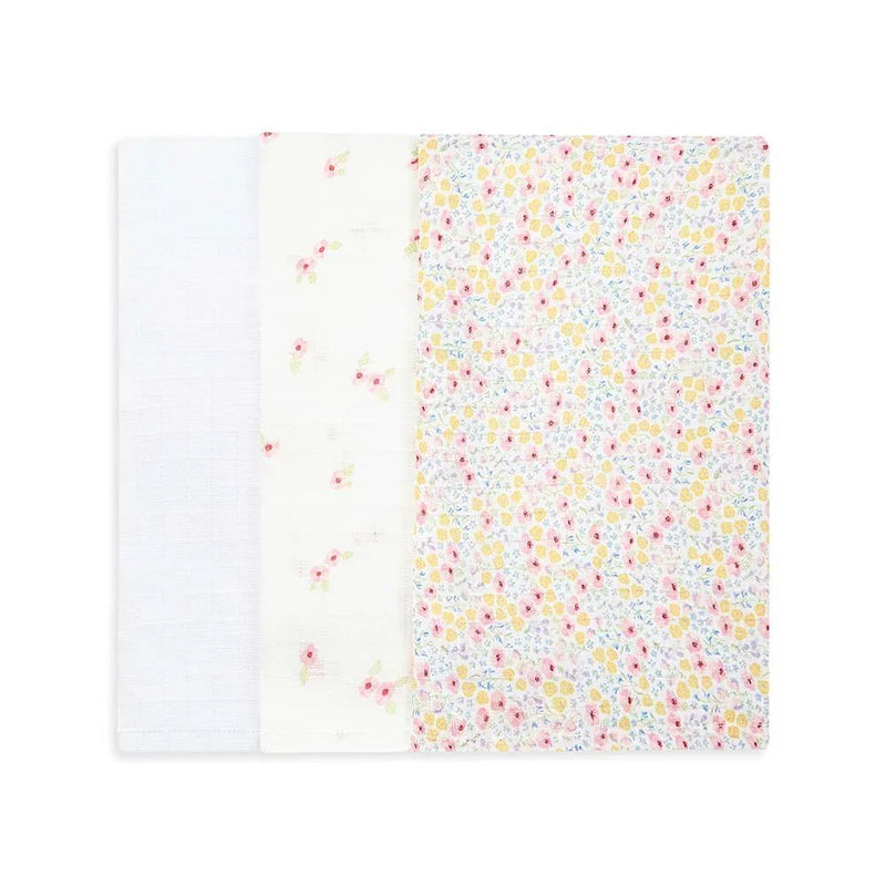 Avery Row - Muslin Squares - Set of 3 Anemone Mother & Baby