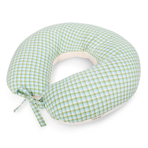 Avery Row - Nursing pillow Greenhouse Gingham Mother & Baby