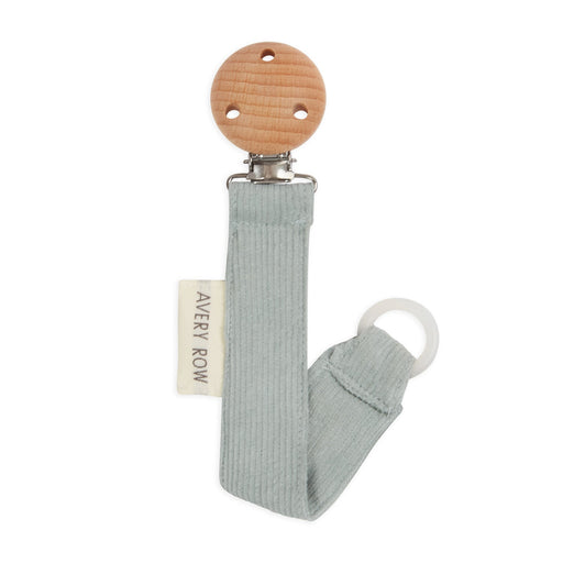 Avery Row - Pacifier clip Blue Corduroy Mother & Baby