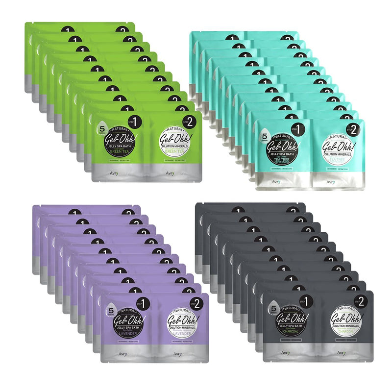 Avry - Gel - Ohh Jelly Spa Pedi Bath 10 X 4 Fragrances Health & Beauty