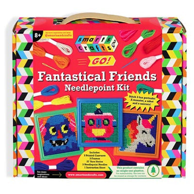 SMARTS and CRAFTS - FANTASTIC FRIENDS - NEEDLEPOINT KIT