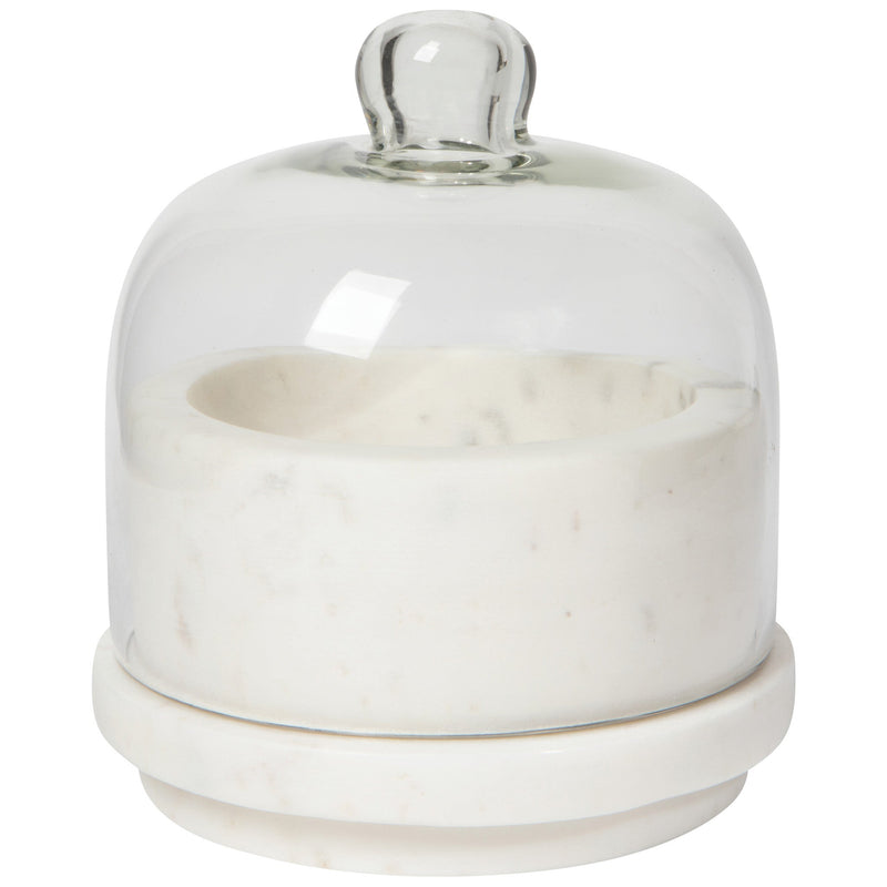 Danica Heirloom - White Marble Butter Dish