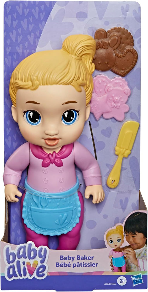 Baby Alive - Baby Baker - Blonde Hair Doll with Play Food Accessories