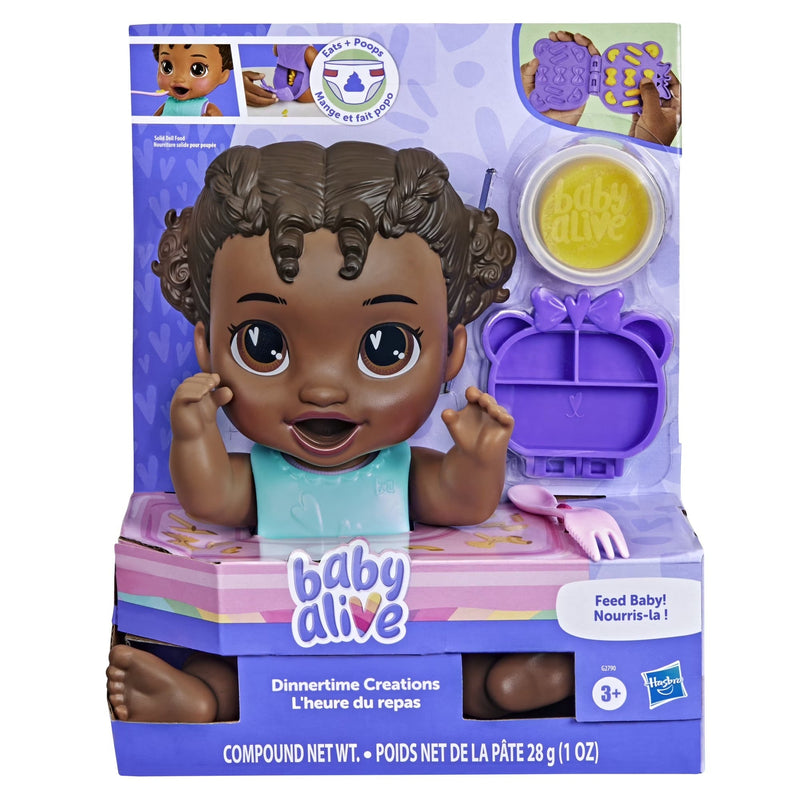 Baby Alive - Dinnertime Creations - Black Hair Toys & Games
