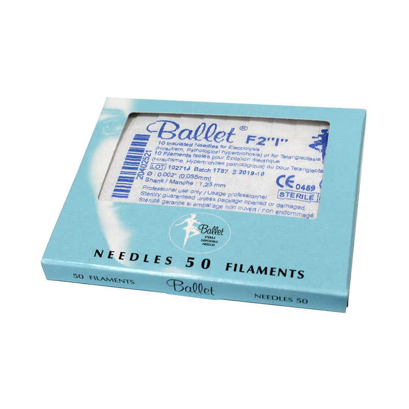 Ballet - Insulated Ballet Needle F2 (50) 1 Pc Health & Beauty
