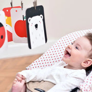 BANANA PANDA - HIGH CONTRAST - BABY PACK - ACCORDION BOOK ( 0+/3m+/6m+) Games & Toys