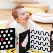 BANANA PANDA - HIGH CONTRAST - BABY PACK - ACCORDION BOOK ( 0+/3m+/6m+) Games & Toys