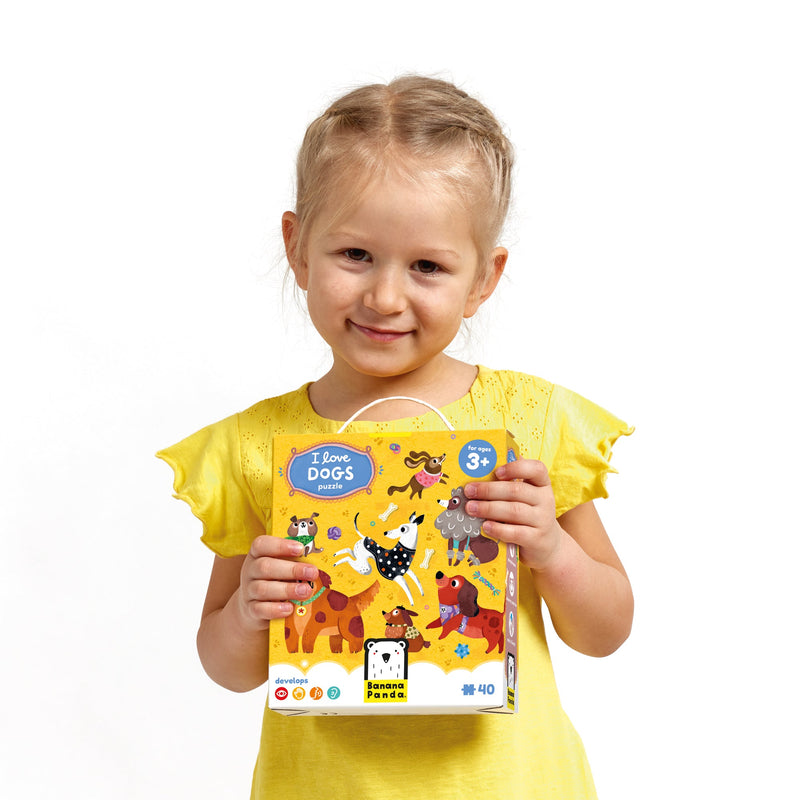 BANANA PANDA - I LOVE DOGS - 40pc PUZZLE (3+) Games & Toys