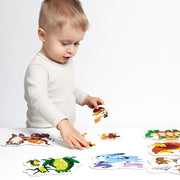 BANANA PANDA - MY FIRST PUZZLES - 4pc x 7 MINI PUZZLES - BABY ANIMALSÂ  (2+ ) Games & Toys