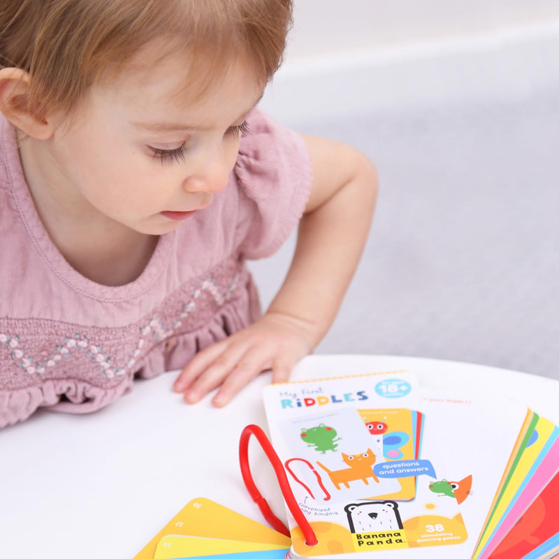 BANANA PANDA - MY FIRST RIDDLES - RING - BOOK - 80pg (18m+) Games & Toys