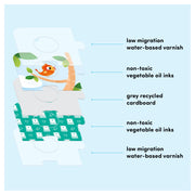 BANANA PANDA - ON - THE - GO - 20pc PUZZLE - ANIMALS (2+) Games & Toys