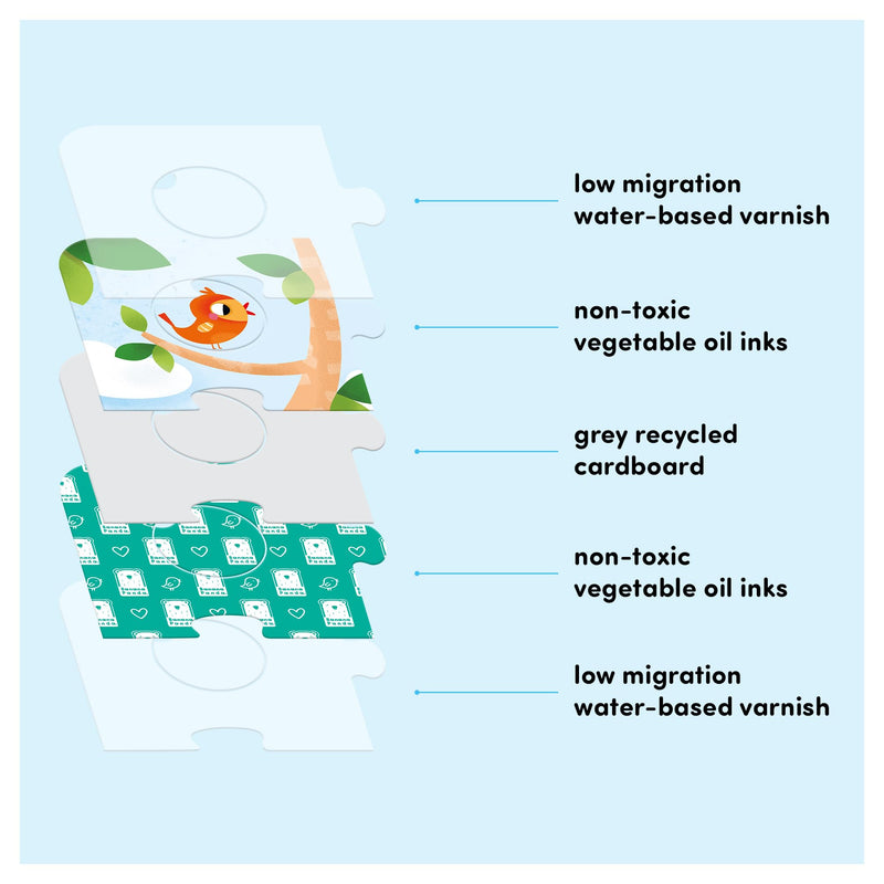 BANANA PANDA - ON - THE - GO - 20pc PUZZLE - ANIMALS (2+) Games & Toys