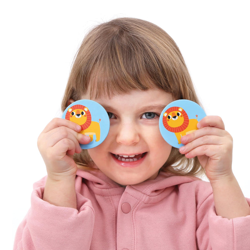 BANANA PANDA - ON - THE - GO MEMORY GAME - WILD ANIMALS - 30 discsÂ  (2+) Games & Toys