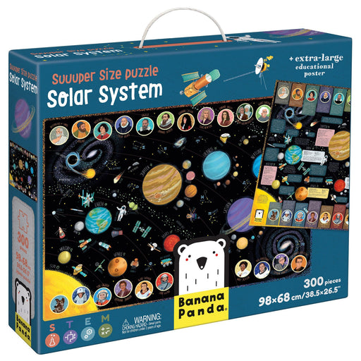 BANANA PANDA - SUUUPER SIZE - 300pc PUZZLE SOLAR SYSTEM (7+) Games & Toys