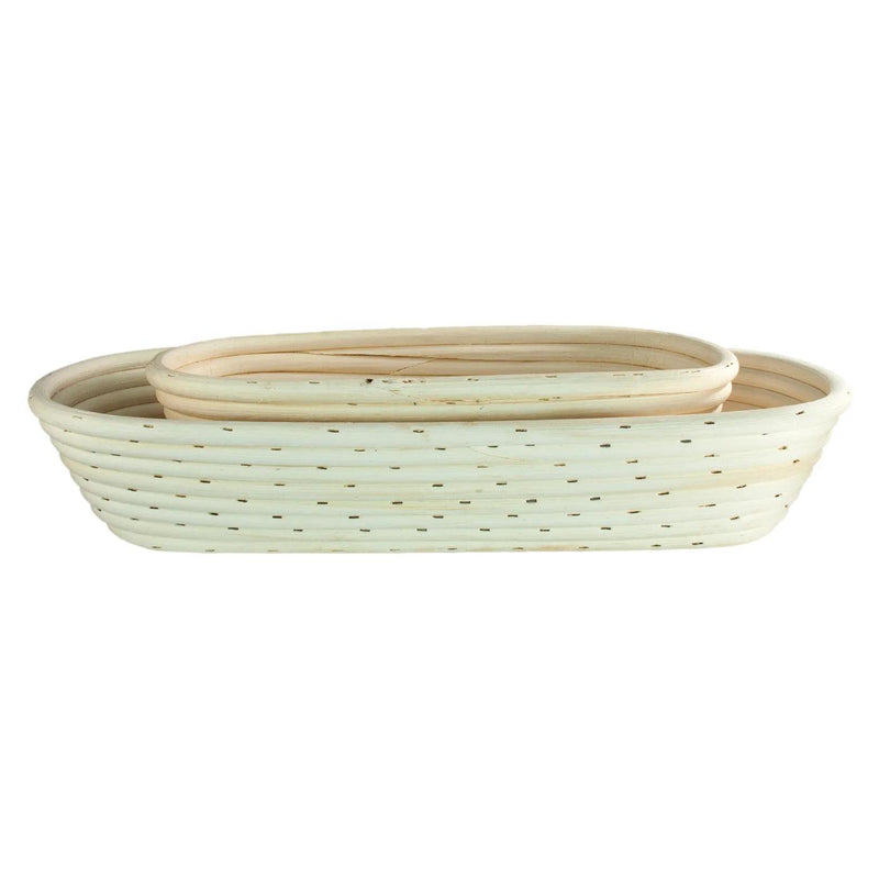 Banneton - EDDINGTONS – Natural Cane Proving Baskets Home & Kitchen Oval Basket - 16 in