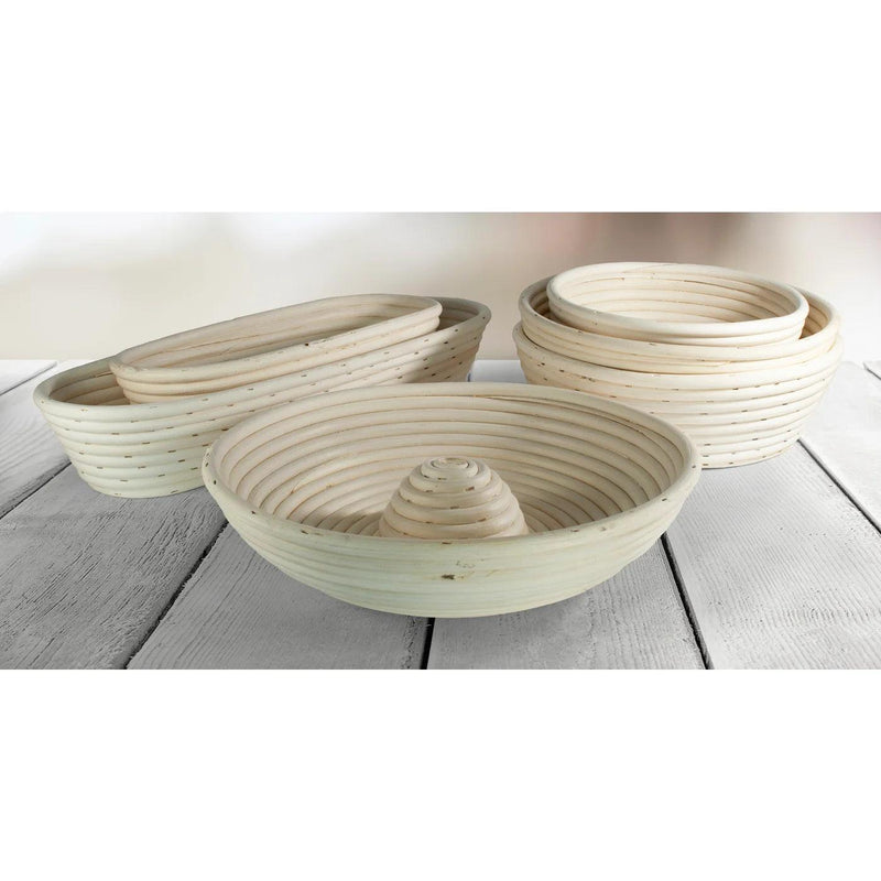 Banneton - EDDINGTONS – Natural Cane Proving Baskets Home & Kitchen Oval Basket - 16 in