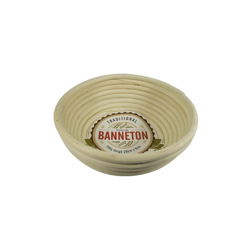 Banneton - EDDINGTONS – Natural Cane Proving Baskets Home & Kitchen Round Basket - 8 in