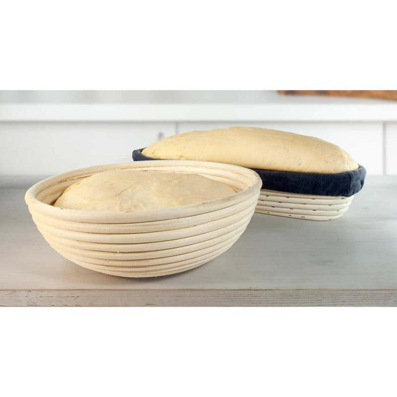 Banneton - EDDINGTONS – Natural Cane Proving Baskets Home & Kitchen Round Basket - 8 in