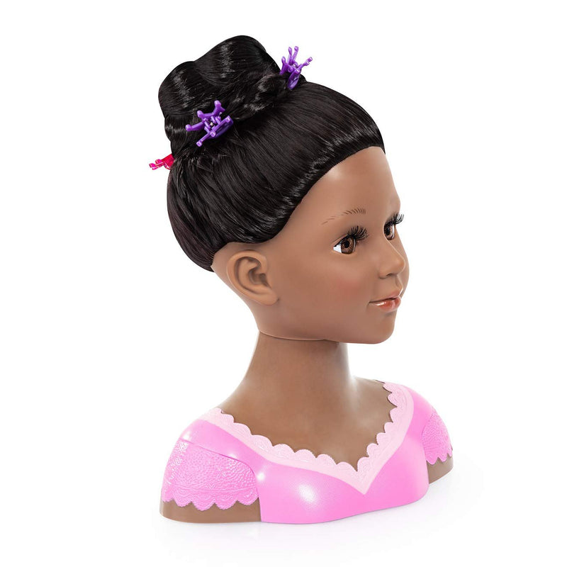 Bayer Design - CHARLENE SUPER MODEL - STYLING HEAD - DARK HAIR Games & Toys