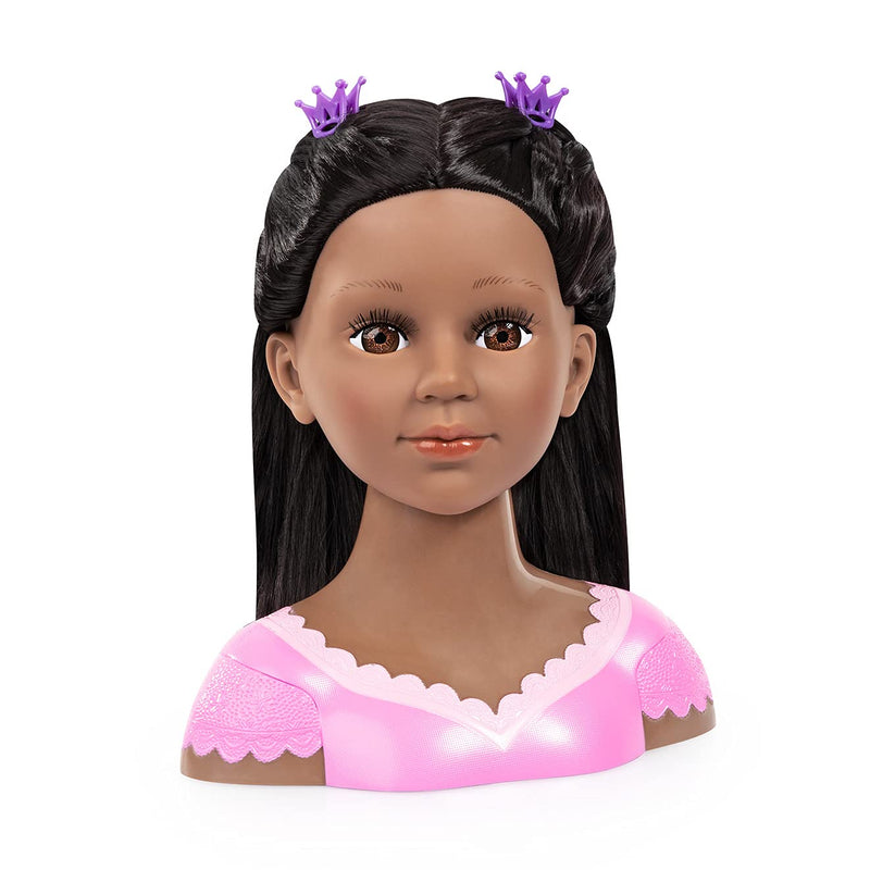 Bayer Design - CHARLENE SUPER MODEL - STYLING HEAD - DARK HAIR Games & Toys