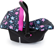Bayer Design - Deluxe Car Seat With Cannopy - Star Pattern Toys & Games