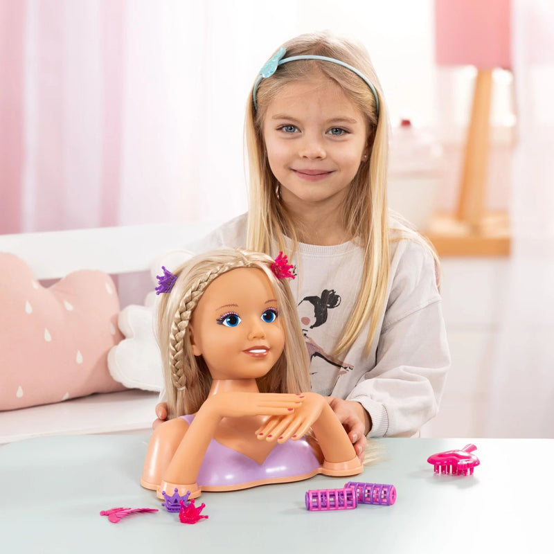 Bayer Design - LISA TOP MODEL: MY LOVELY PRINCESS STYLING HEAD 25CM Games & Toys