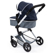 Bayer Design - NEO VARIO - DOLL PRAM BLACK & WHITE Games & Toys
