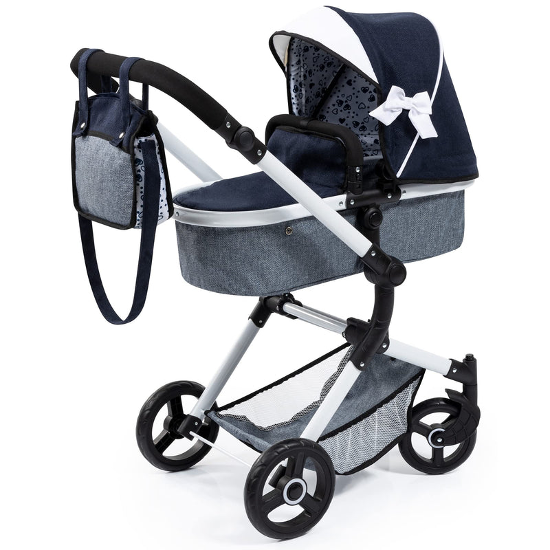Bayer Design - NEO VARIO - DOLL PRAM BLACK & WHITE Games & Toys