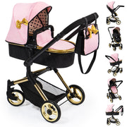 Bayer Design - NEO VARIO - DOLL PRAM PINK & GOLD Games & Toys