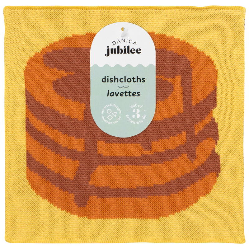 Jubilee - Brunch Club Knit Dishcloth Set of 3