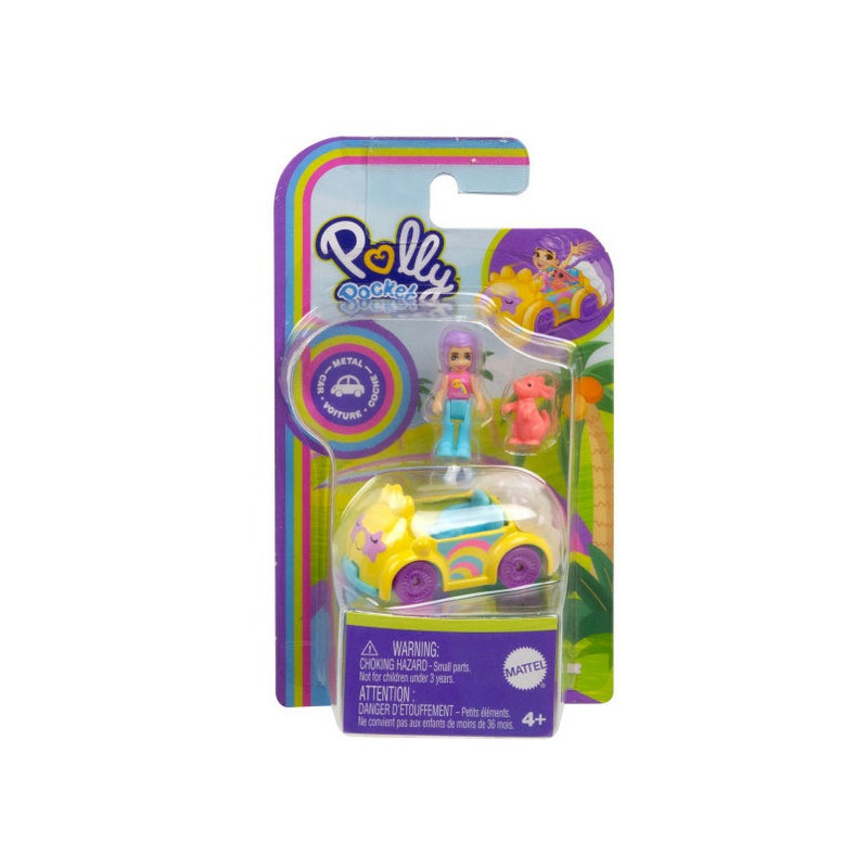 Polly Pocket - Pollyville Single Fig & Car