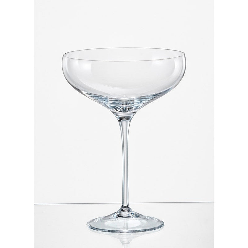 Bohemia Crystal Megan cocktail coupe design; set of six