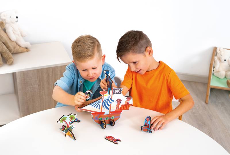 Beleduc - 3D ADVENTURE PUZZLE - PIRATES Games & Toys