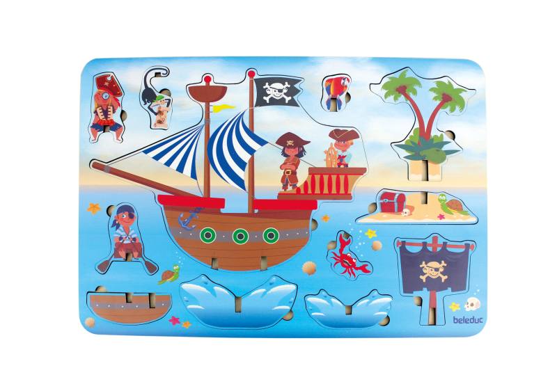 Beleduc - 3D ADVENTURE PUZZLE - PIRATES Games & Toys