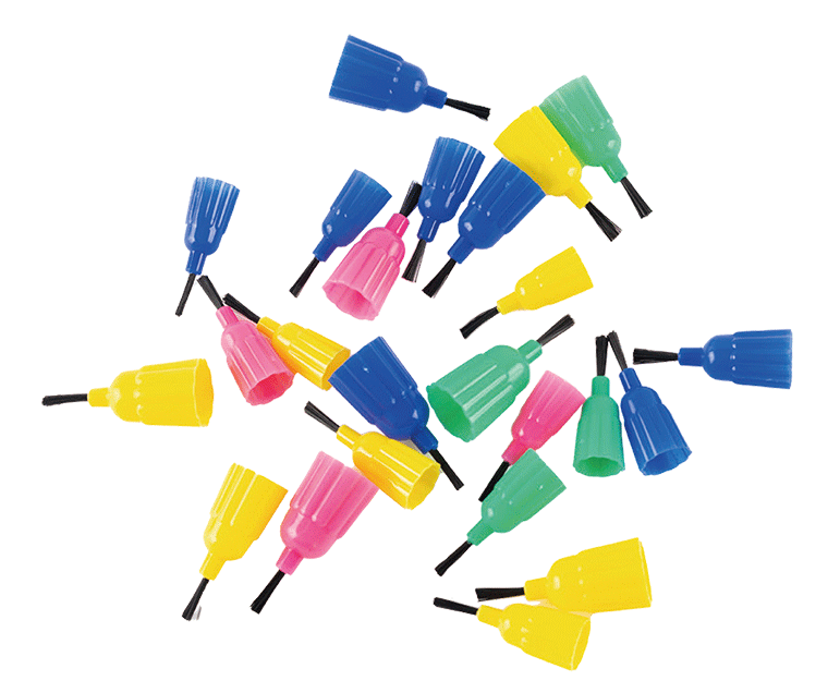 Beleduc - FINGER PAINT BRUSH (24PCS/4 ASST) Games & Toys