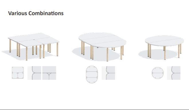 Beleduc - Metal LEG OAK 20" Furniture