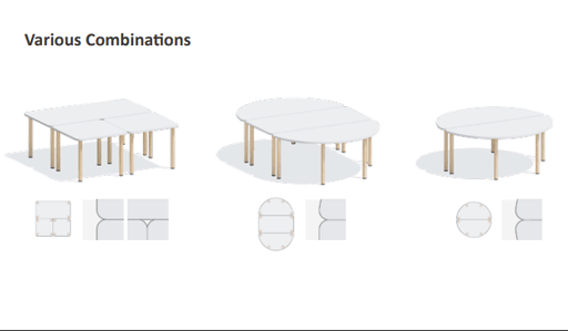 Beleduc - Metal LEG OAK 20" Furniture