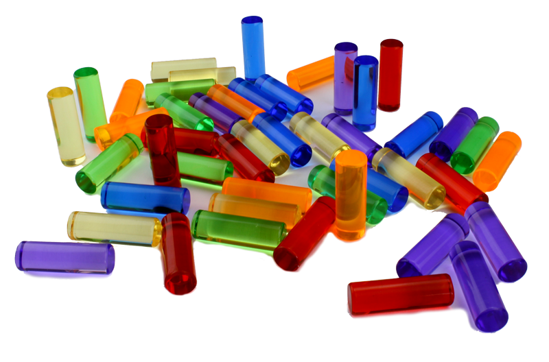 Beleduc - PLUG IT - ACRYL STICK SET Toys & Games