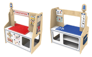 Beleduc - TWIN - STATION "FIRE BRIGADE & POLICE" Toys & Games