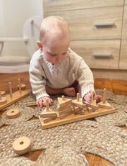 Beleduc - WOODEN GEOMETRIC GAME Toys & Games